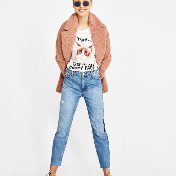 Grown cotton T-shirt with print